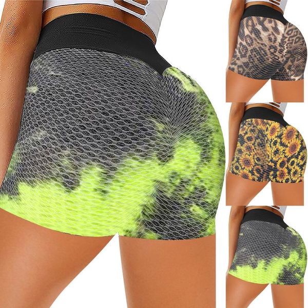 

yoga outfits pants for womenhip high waist printing running lifting fitness sports shorts flare leg women leggings gym, White;red