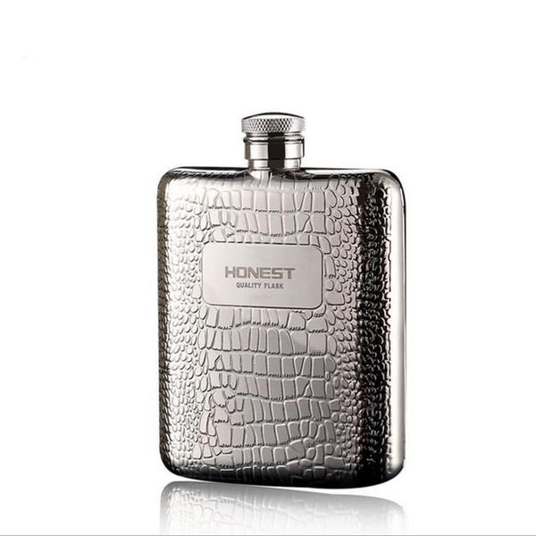 

hip flasks stainless steel wine whiskey bottle flask 6oz alcohol pocket bottles
