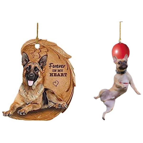 

interior decorations creative flying dog car hanging ornament cute backpack keychain decor pendant cars accessories