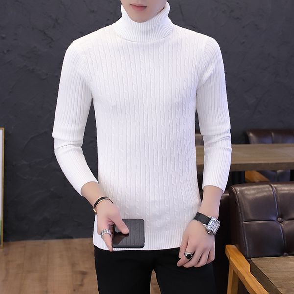 

men's sweaters male sweater pullovers white black man blue and thin turtleneck tall long sleeves male winter s h7hf