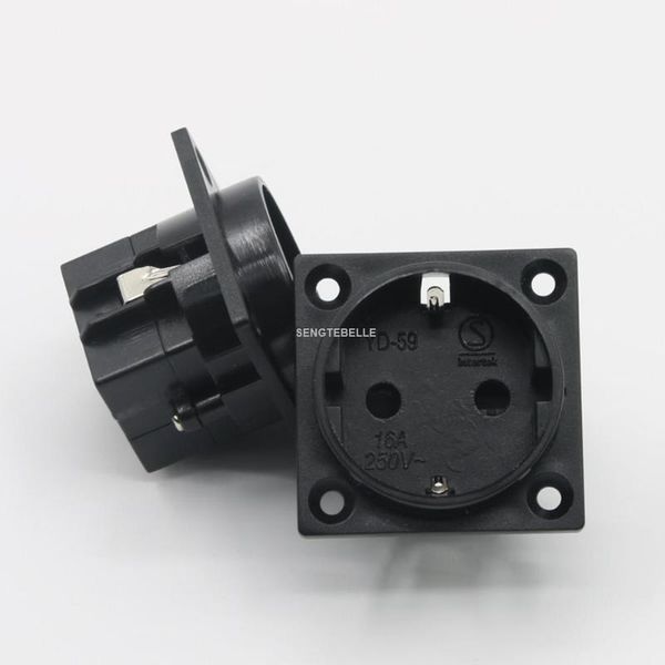 

smart power plugs 1pcs eu socket european standard home outlet hifi audio plug