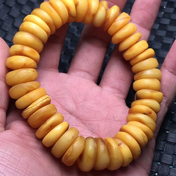 

100% natural amber bracelet old amber beads bracelets for men bracelet no heated no pressed real amber 36g, Red;blue