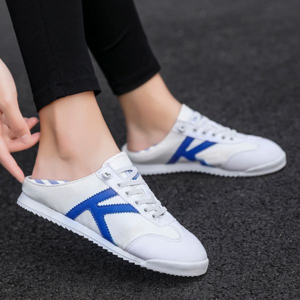 

2021 new high-end sports ultra light shock absorption wild trend men's casual breathable mesh comfortable shoes 66vo, Black