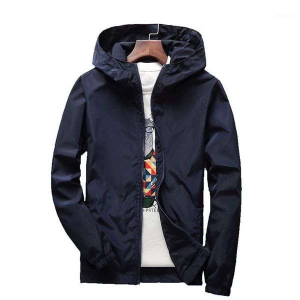

men's jackets windbreaker coat and women's spring summer street hoodie zipper thin casual, Black;brown