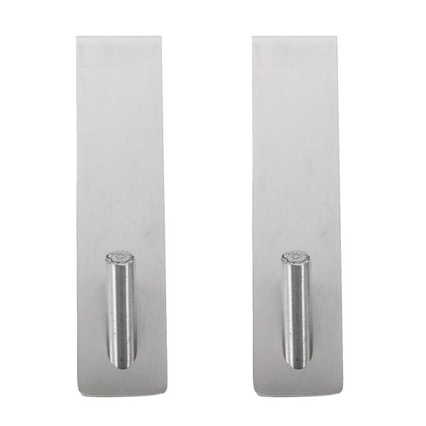 

hooks & rails 2pcs premium back-mounted simple back-hanging nail-free