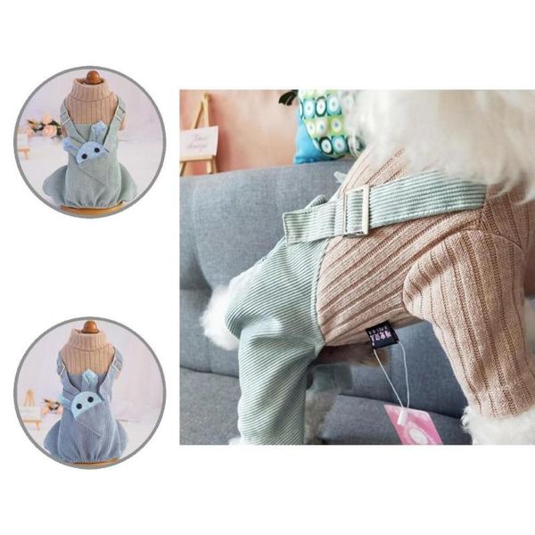 

dog apparel casual soft pet jumpsuit clothing overalls skin-friendly for autumn