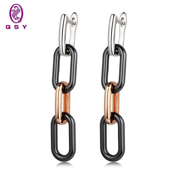 

dangle & chandelier earrings for women gold black white pendant 2021 gift fashion generous unique women's jewelry, Silver