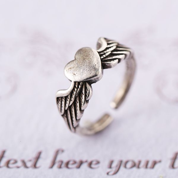 

53054 love crying face expression ring women punk style creative tears mood men's and women's rings, Silver