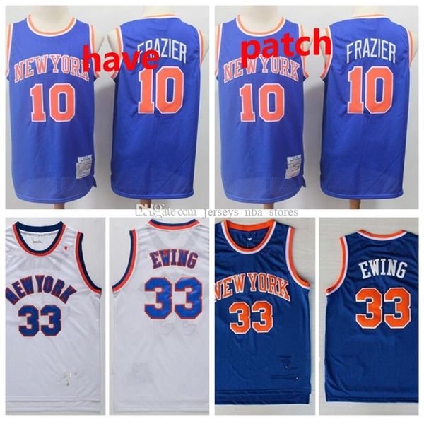 

men mitchell & ness patrick ewing 10 frazier new\ryork\rknicks\rthrowback jersey 01, Black