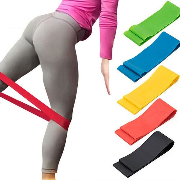 

resistance bands rubber band workout fitness gym equipment loops latex yoga strength training athletic