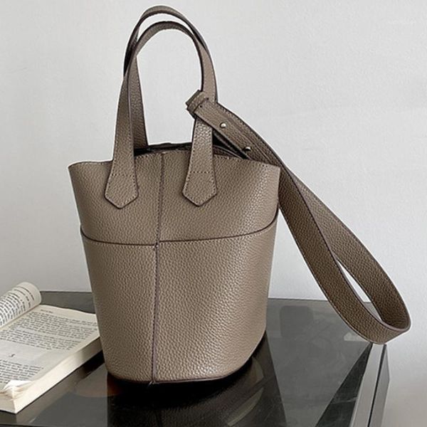 

evening bags simple shoulder handbag 2021 leisure messenger single bag pu large capacity hand bucket