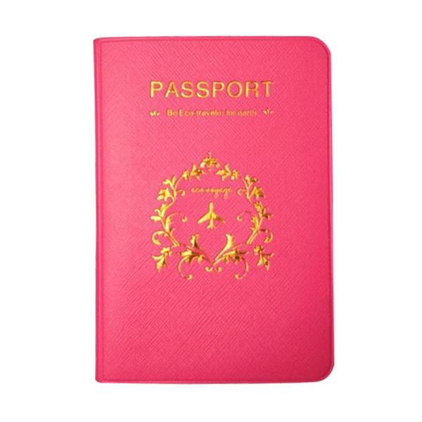 

card holders travel passport cover case women men holder id document bag, Brown;gray
