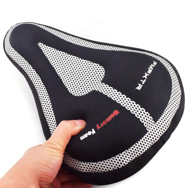 

bike saddles thickened bicycle seat cushion soft memory foam saddle cover cycling shockproof for mtb