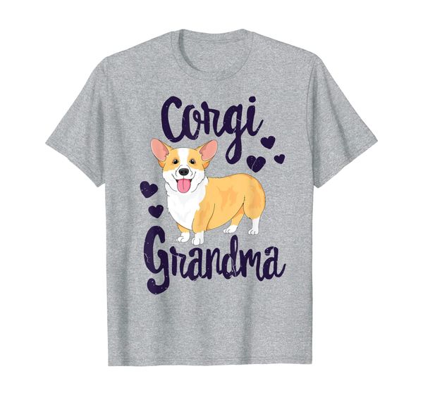 

corgi t-shirt women girls puppy lover dog grandma gift t-shirt, White;black
