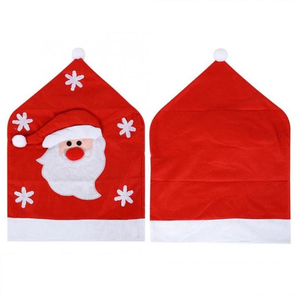 

chair covers removable christmas santa claus red cover xmas decoration