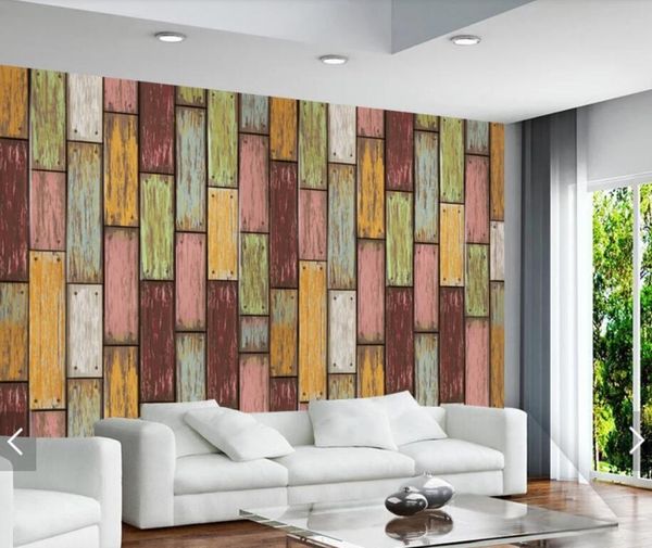 

wallpapers 3d abstract wood striped wallpaper mural contact paper wall papers roll canvas papel pintado rayas home decor