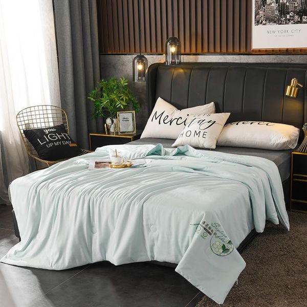 

comforters & sets summer cool quilt washed cotton simple modern air condition thin blanket kids patchwork comfortable comforter