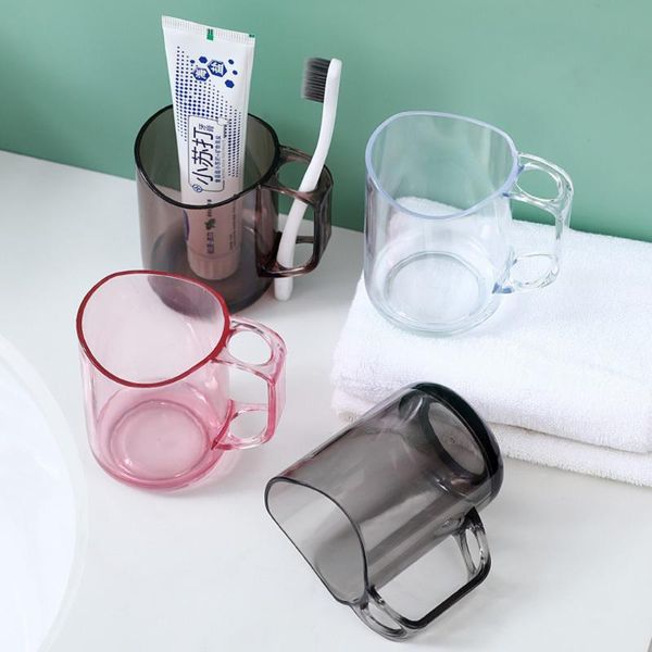 

mugs nordic simple mouthwash cup household plastic transparent toothbrush couple brushing dental