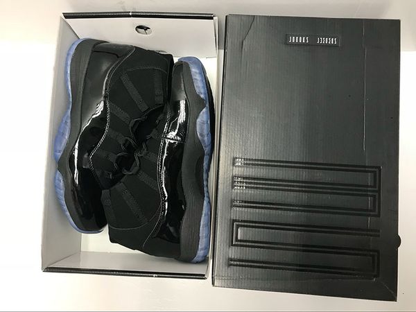 

11 prom night men women cap gown blackout 11s black gamma blue mens sports trainers shoes sneakers eur 36-45