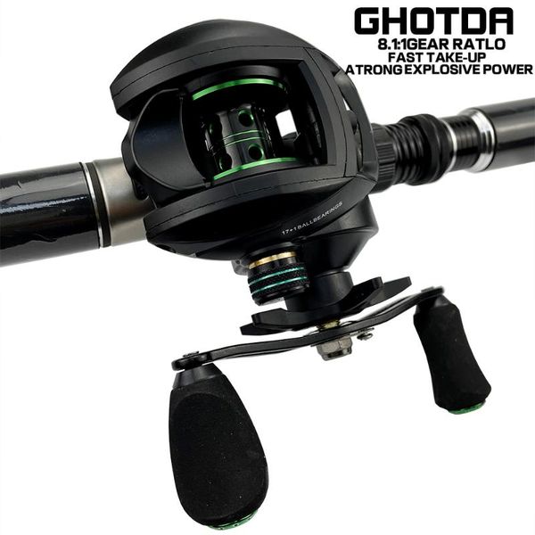 

baitcasting reel gs2000 8. high speed fishing reel 10kg max drag reinforced drag carp fishing