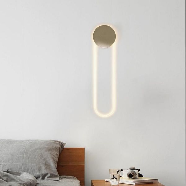 

wall lamp loft led light wood corridor dining room bedroom luminaria de parede home deco