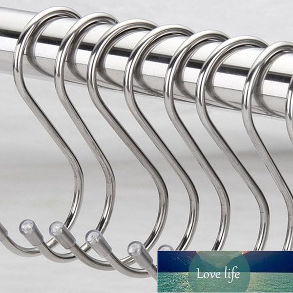 Ganci Binari Bagno Utensili da cucina 12 pezzi Anelli per tende da doccia Set cromato Rullo in metallo S Forma1 Prezzo di fabbrica design esperto Qualità Ultimo stile Stato originale