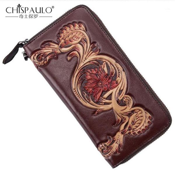 

wallets 2021 fashion women wallet wipe color cowhide leather standard vintage clutch bag long purse card holder1, Red;black