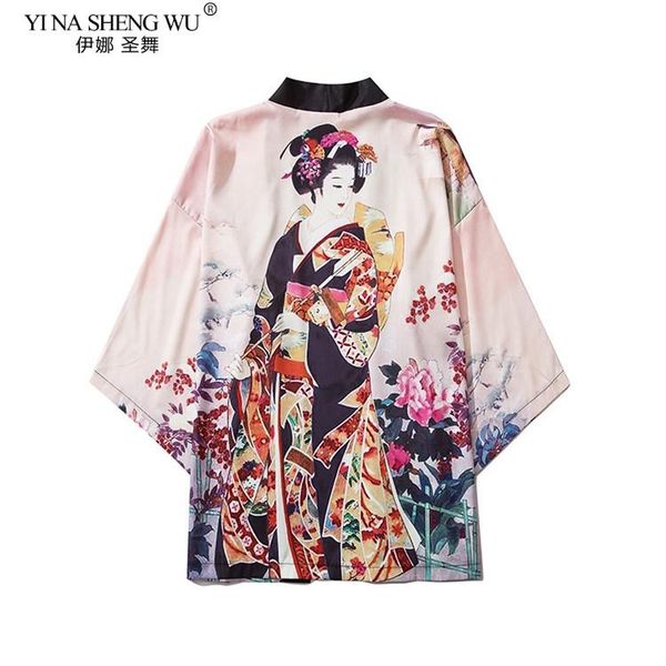 

ethnic clothing kimonos casual vintage print women clothes traditional blusas fashion harajuku men japanese beach yukata, Red