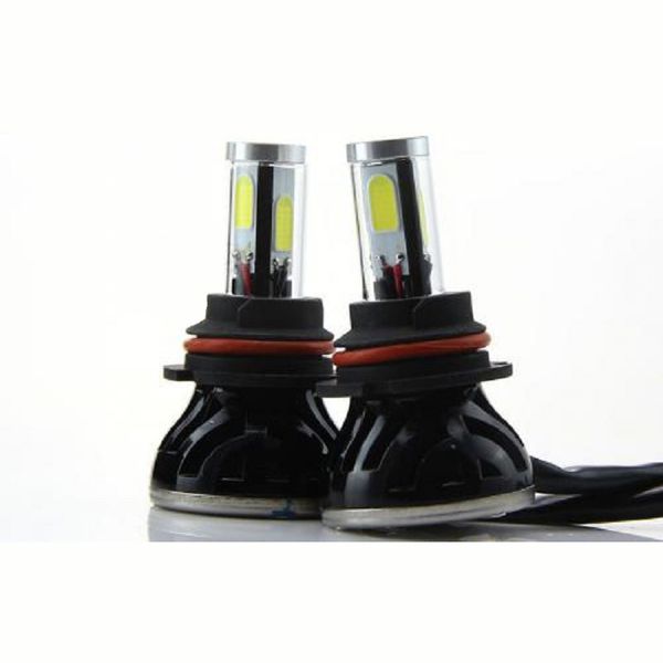 1PAIR G4 Новые 4 боковых люменов COB 100W 10000LM H4 HI LO H7 H11 9005 9006 Автомобиль светодиодные лампы фары Авто светодиодный фар светодиодный H7 Light 12V 24V