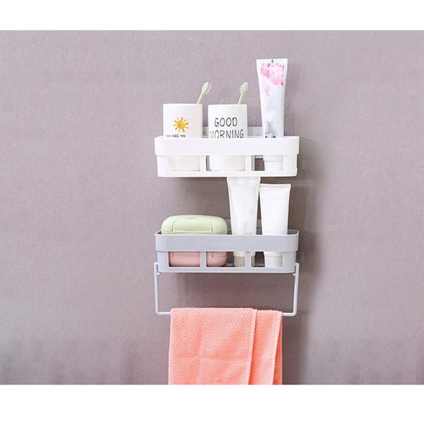 

bathroom shelves kitchen hollow design shelf with towel rack corner shower storage organizer accessories