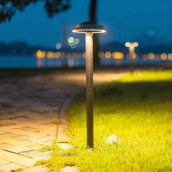 

pot head led 7w waterproof garden grass floor die casting aluminum courtyard modern outdoor lawn lamp