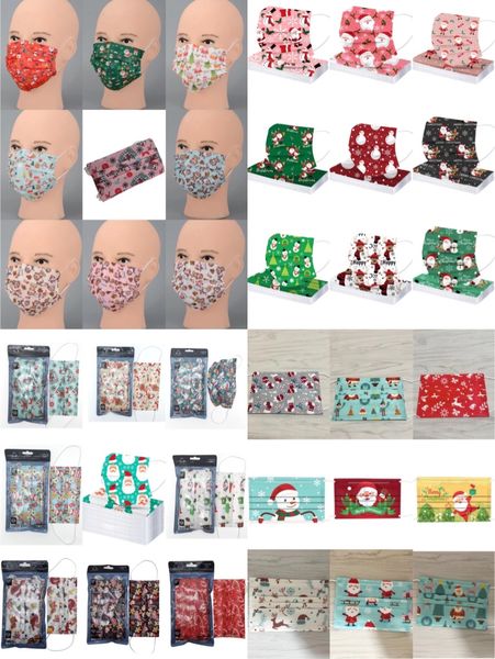 

face masks halloween christmas both size kids and designer fashion children 3 layer disposable mask protective boys girls mascarilla ship in