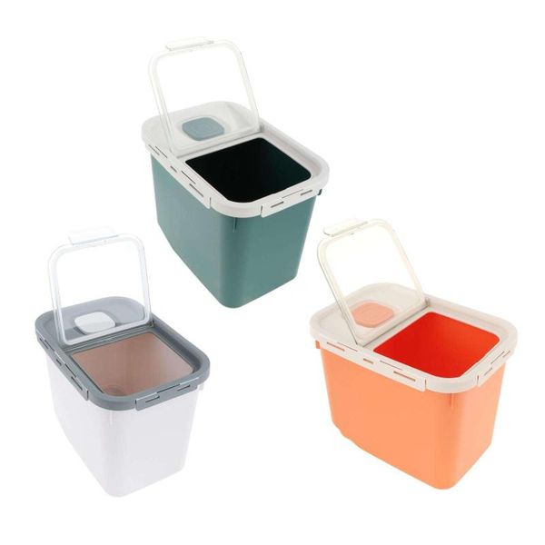 

storage bottles & jars rice container cereal dry fruits sealed box kitchen bin food store