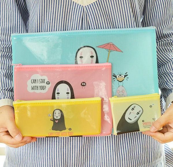 

business card files 1pcs novelty no face man cartoon a4 file folder document filing stationery bag h0788