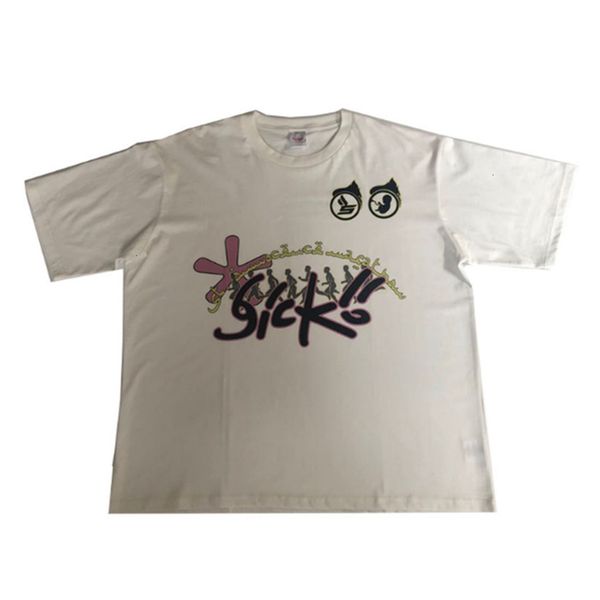 

2021 new 2021ss oversize sicko t shirts men women 1:1 summer style sicko.1993 tees t-shirt harajuku qmko, White;black