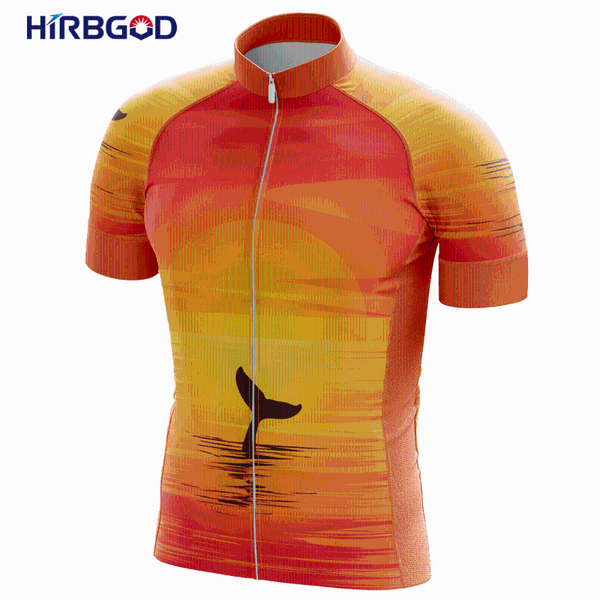 

racing jackets hirbgod 2021 bicycle jersey men's cycling clothing outdoor sports bike running shirt ropa de ciclismo para hombre,tyz699, Black;red