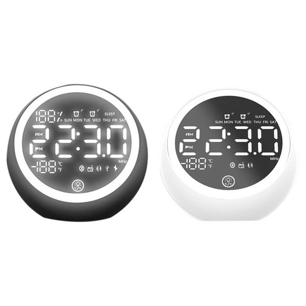 

other clocks & accessories x10 bluetooth speaker creative alarm clock night light multifunctional audio with radio