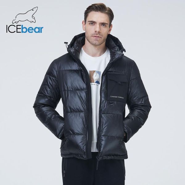 

men's down & parkas 2021 short coat fashionable male cotton-padded jacket outdoor casual wear windproof and warm mwd21971i, Black