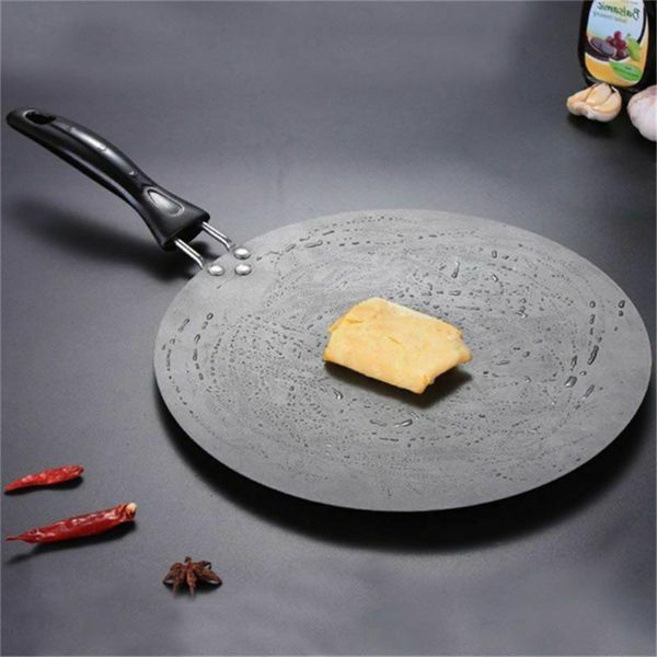 

pans 30cm kitchen griddle pan non-stick grill cast iron omelet crepe round cookware pancake