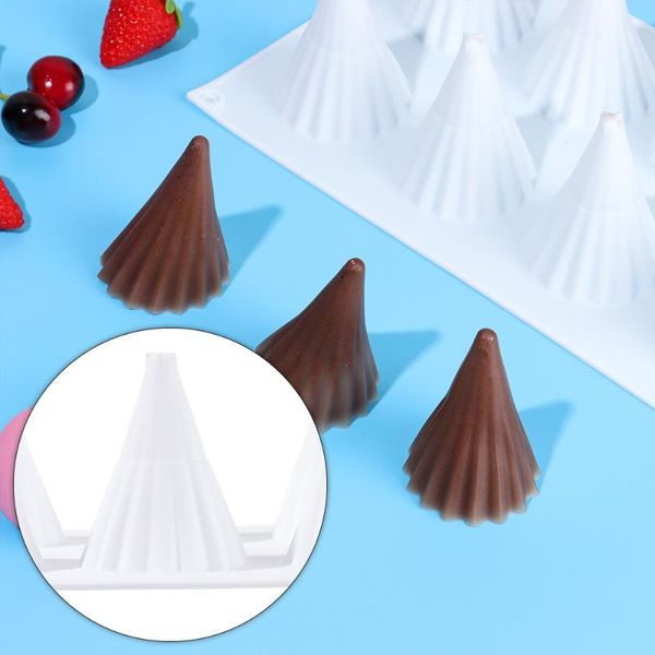 

baking moulds 8 cavity christmas tree shaped silicone mousse cake mold cookies 3d diy handmade kitchen tools decoration