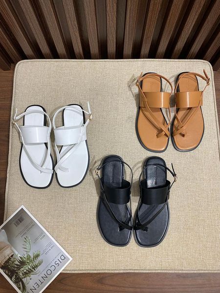 

sandals flip flops platform soft 2021 summer sale of women's shoes female sandal buckle anti-skid corrective low girls flat fashion, Black