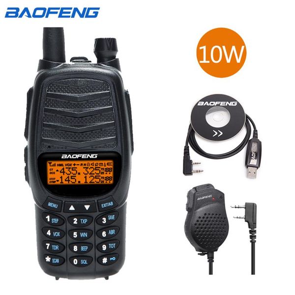 

walkie talkie baofeng uv-x10 10w high power dual pdual band vhf/uhf usb charging two way radio update uv-5r talkies transceiver