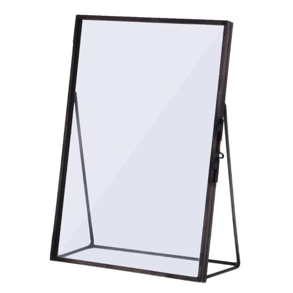 

frames magideal glass po frame antique tanding brass picture portrait home decoration accessories