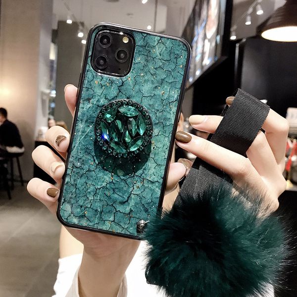 

customized gold foil wool ball s10plus s9 support protective case for samsung a70a50a10 mobile phone case