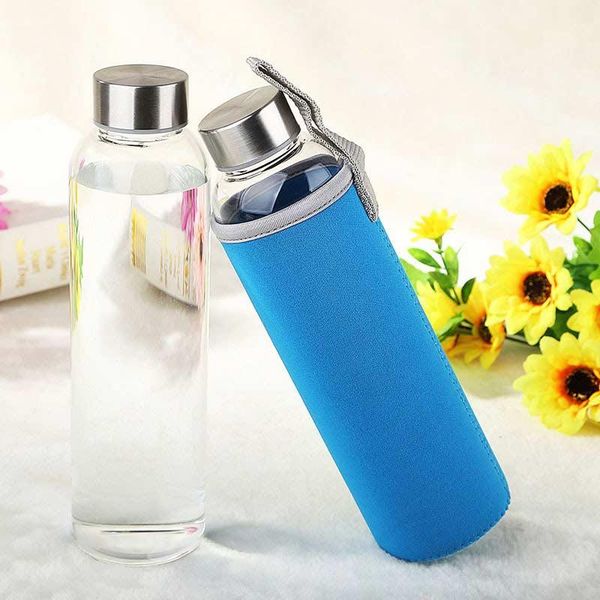 

water bottles yibo sport glass drink bottle outdoor children portable large capacity leakproof sports cup caliber direct