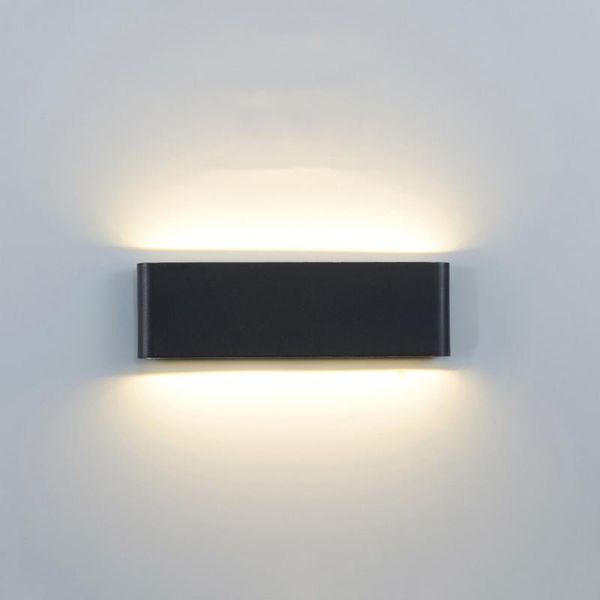 

12w simple led waterproof outdoorr wall lamp aluminum garden wall lights for porch front door corridor balcony corridor ml18s