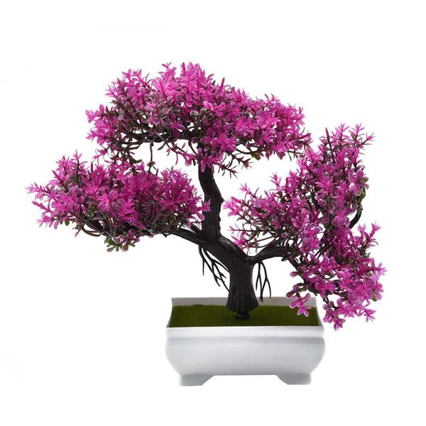 

plastic fake artificial pot plant flower bonsai potted simulation pine tree home/office decoration gift