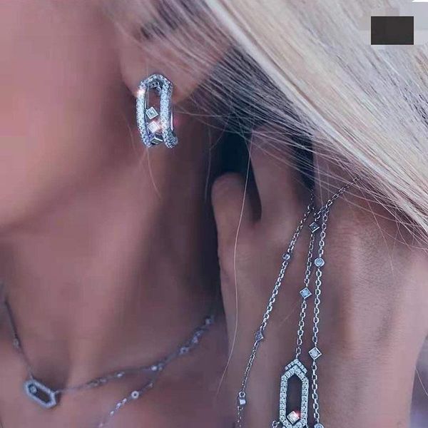 

hoop & huggie funmode pendientes mujer cubic zircon earring party accessories pendant wedding brinco wholesale fe331, Golden;silver