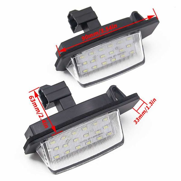 

car rear view cameras& parking sensors led number license plate lights lamps for mitsubishi outlander xl(cw) 2006-2012 lancer sportback 2008