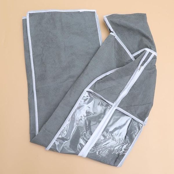 

storage bags hanging clothes bag dust covers household clothing garments for home use (size